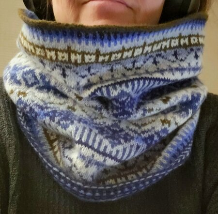 Fair isle - Delft Blues for You, Col breipakket