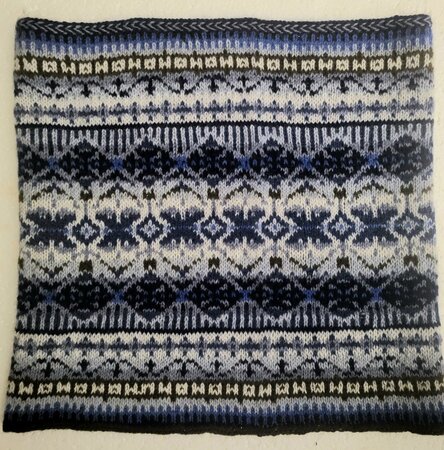Fair isle - Delft Blues for You, Col breipakket