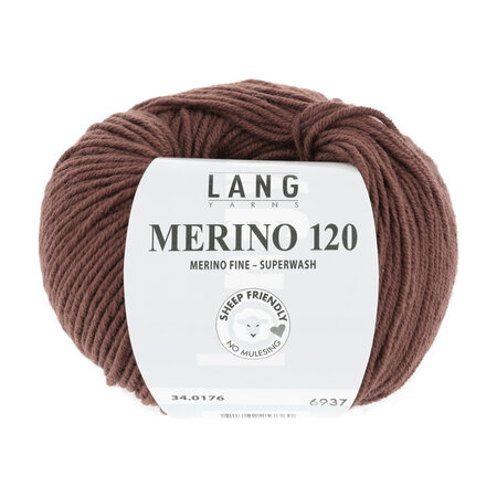 Lang Yarns Merino 120 - 176 Cognac