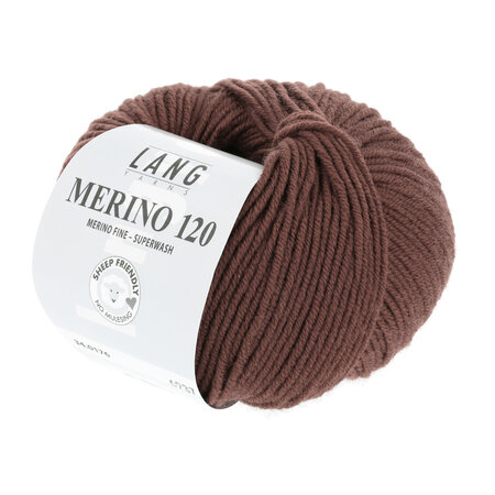 Lang Yarns Merino 120 - 176 Cognac
