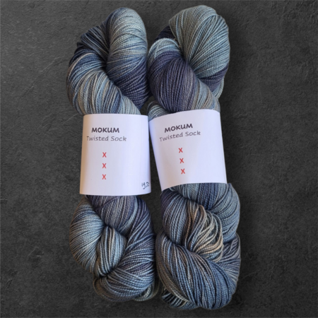 Mokum Twisted Sock - Old Jeans