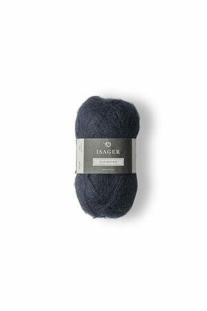 Isager Silk Mohair - 100 Midnight