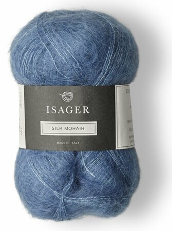 Isager Silk Mohair - 44 Bright Blue