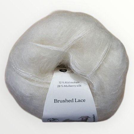 Mohair Brushed Lace - 3000 White